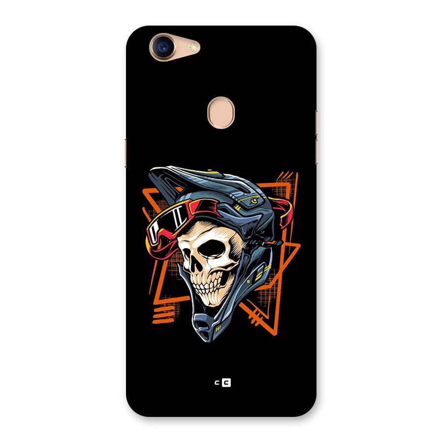 Skull Helmet Back Case for Oppo F5 Youth
