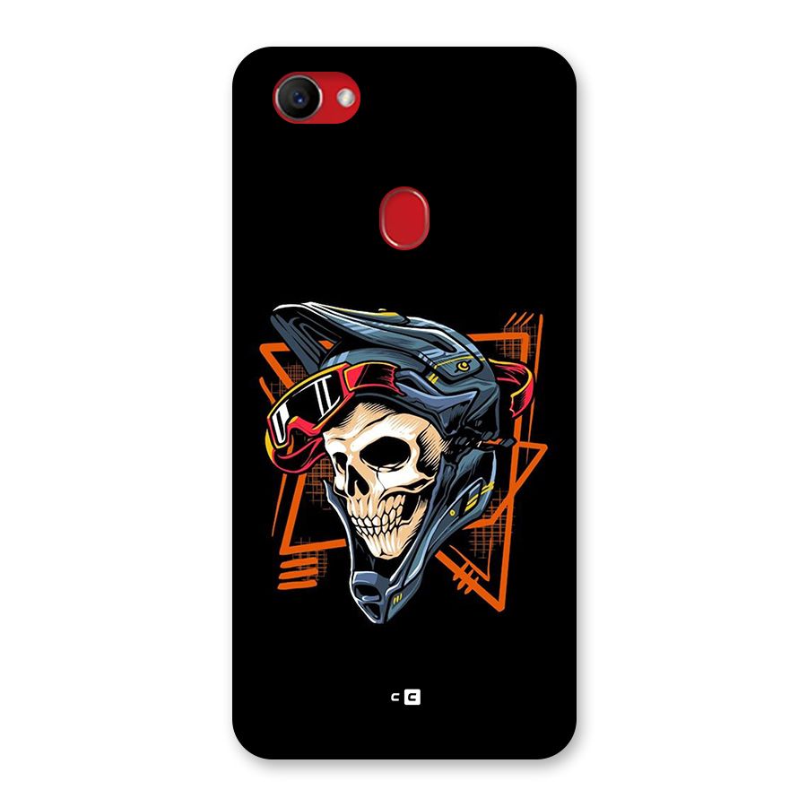 Skull Helmet Back Case for Oppo F7