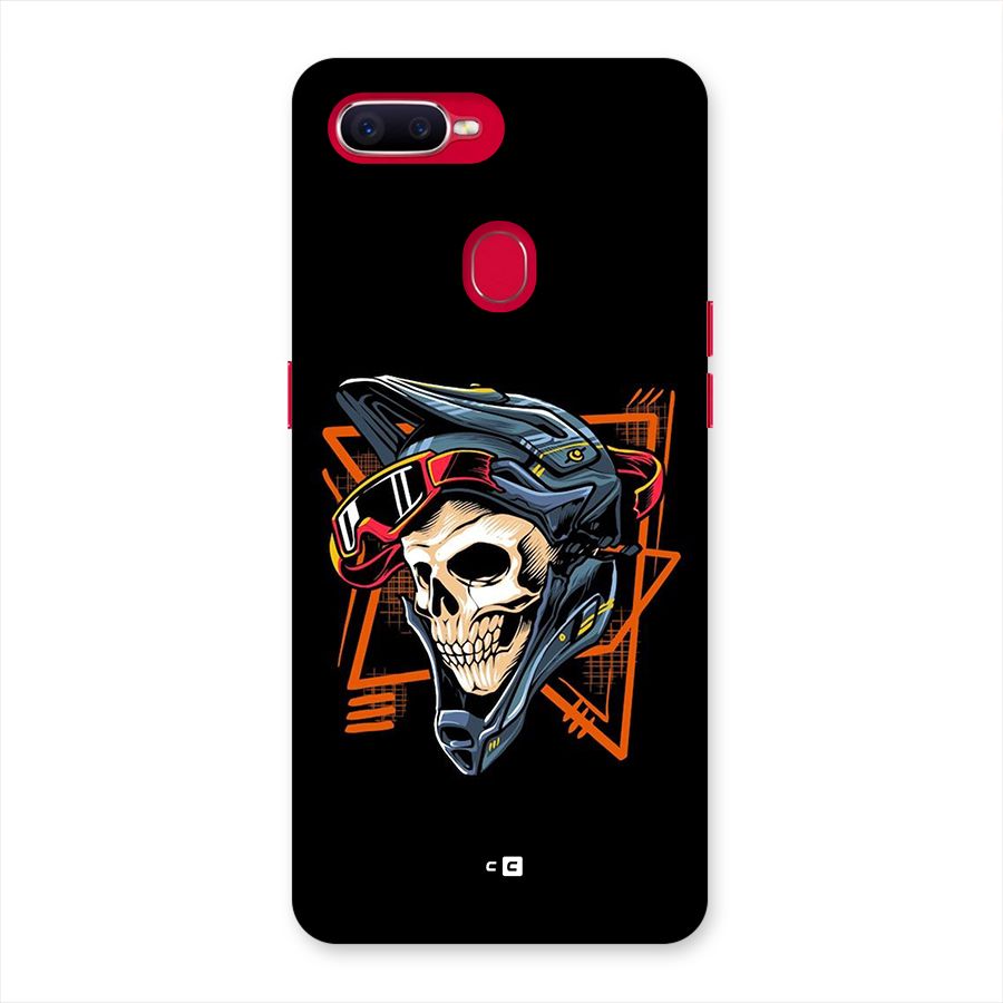 Skull Helmet Back Case for Oppo F9 Pro