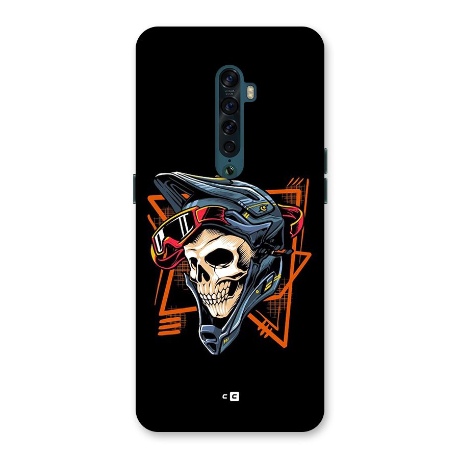 Skull Helmet Back Case for Oppo Reno2