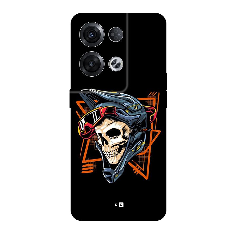 Skull Helmet Back Case for Oppo Reno8 Pro 5G