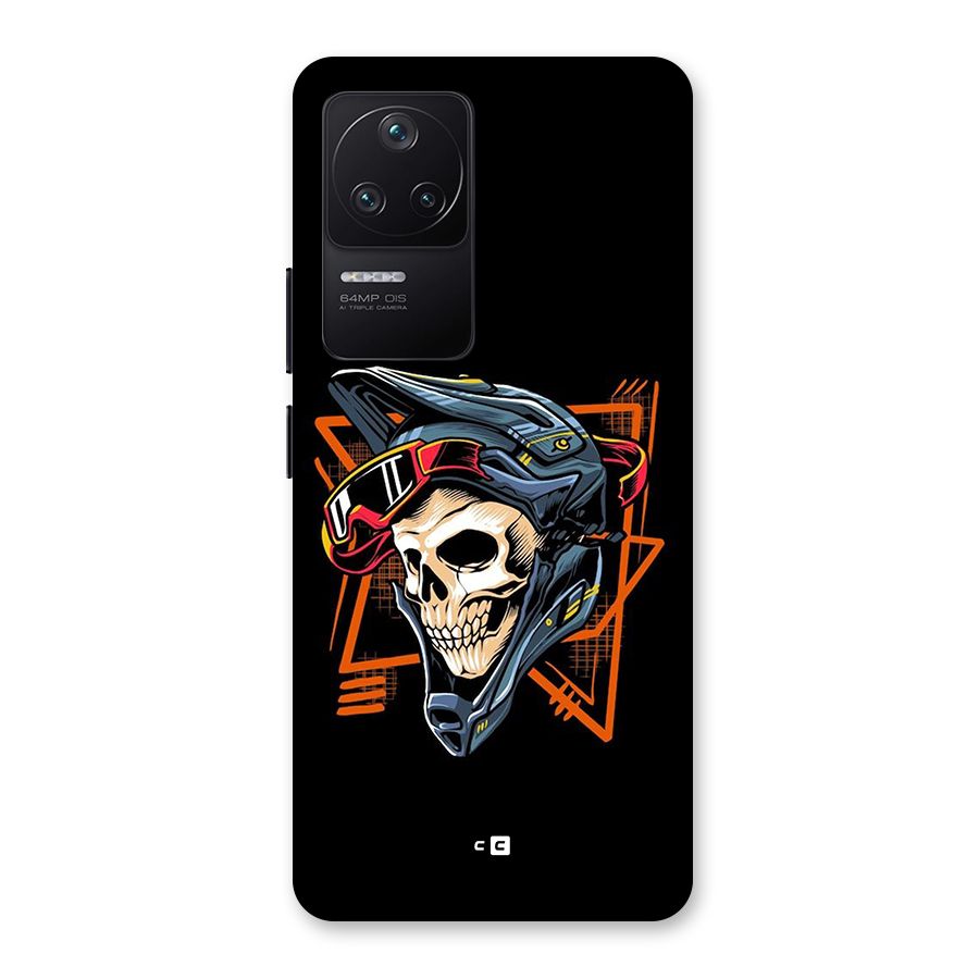 Skull Helmet Back Case for Poco F4 5G