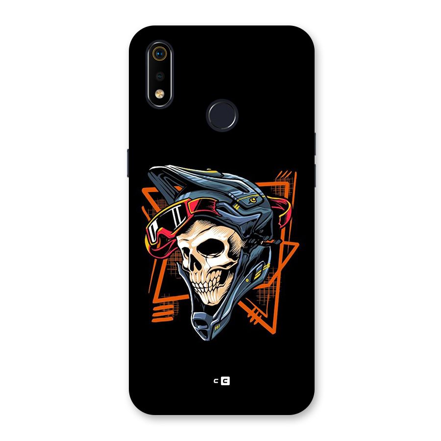 Skull Helmet Back Case for Realme 3i