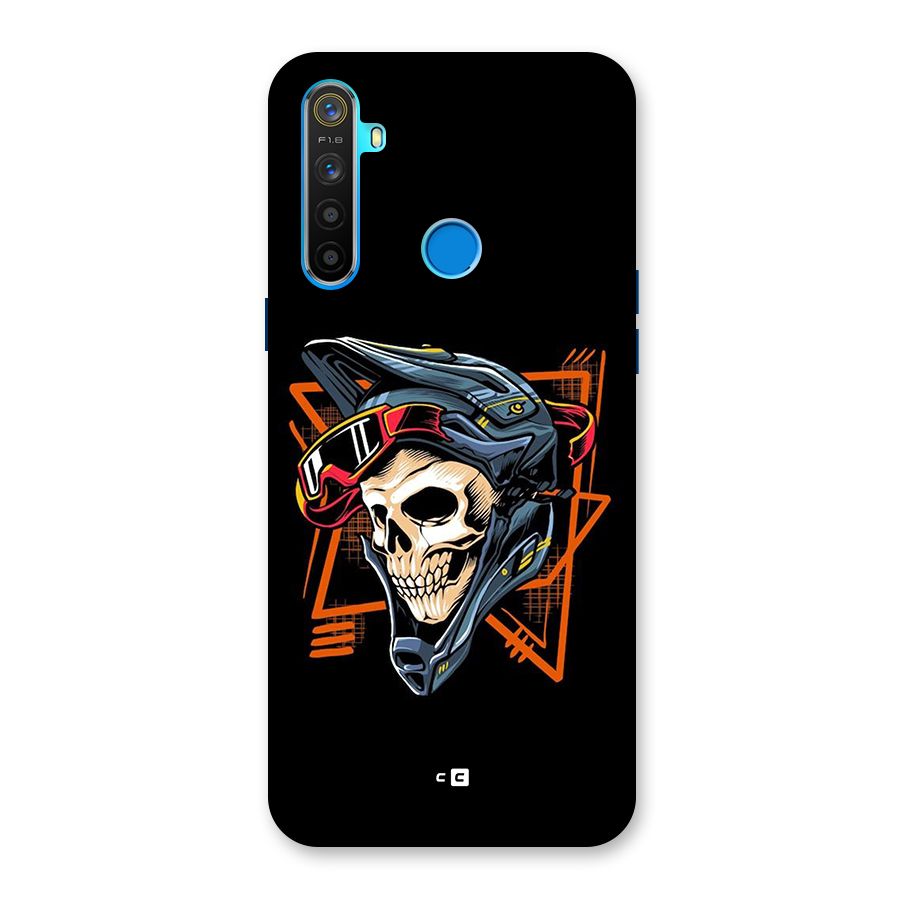 Skull Helmet Back Case for Realme 5