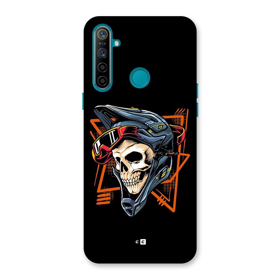 Skull Helmet Back Case for Realme 5i