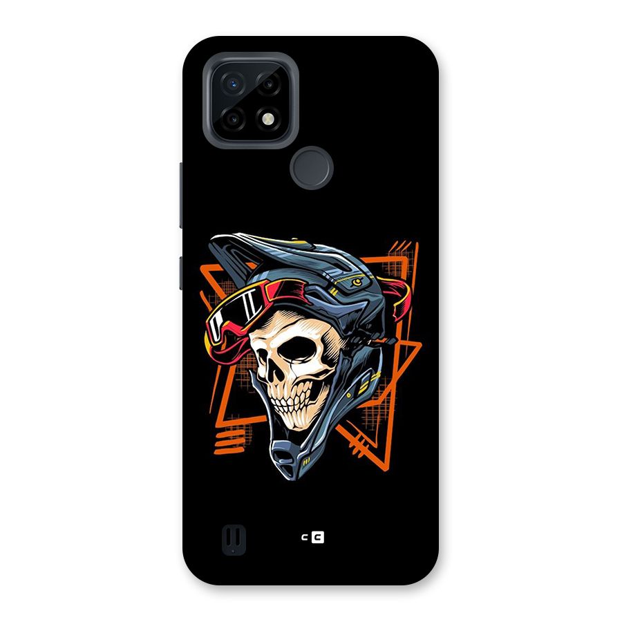 Skull Helmet Back Case for Realme C21