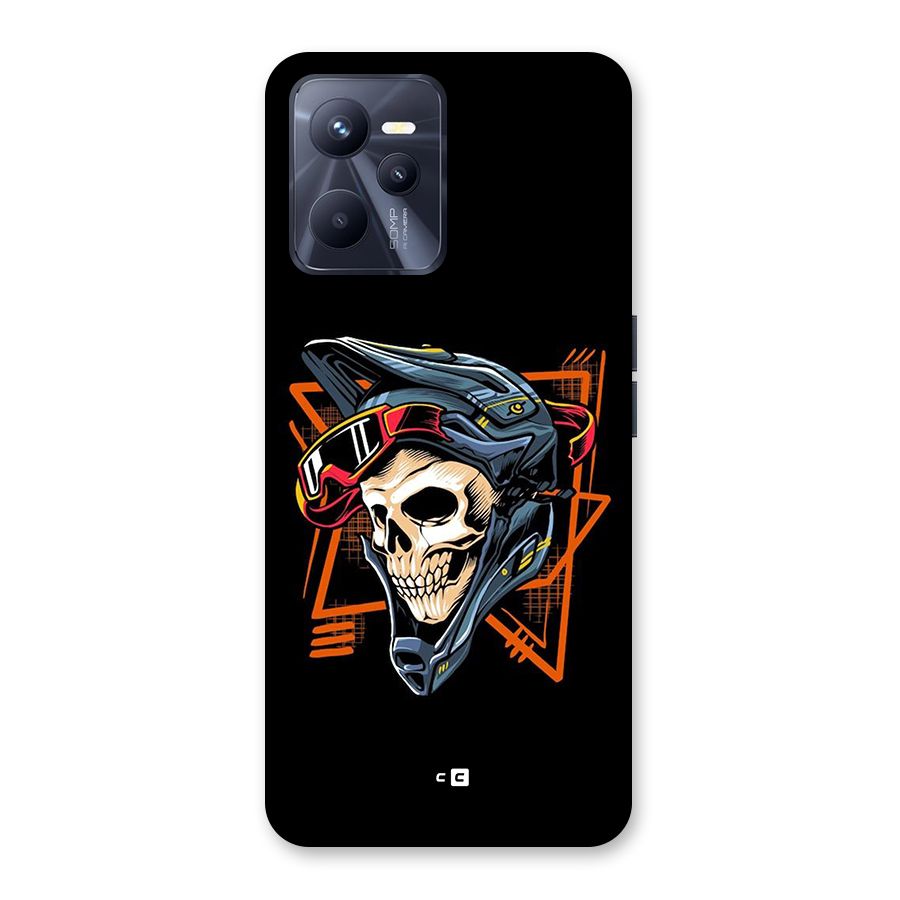 Skull Helmet Back Case for Realme C35