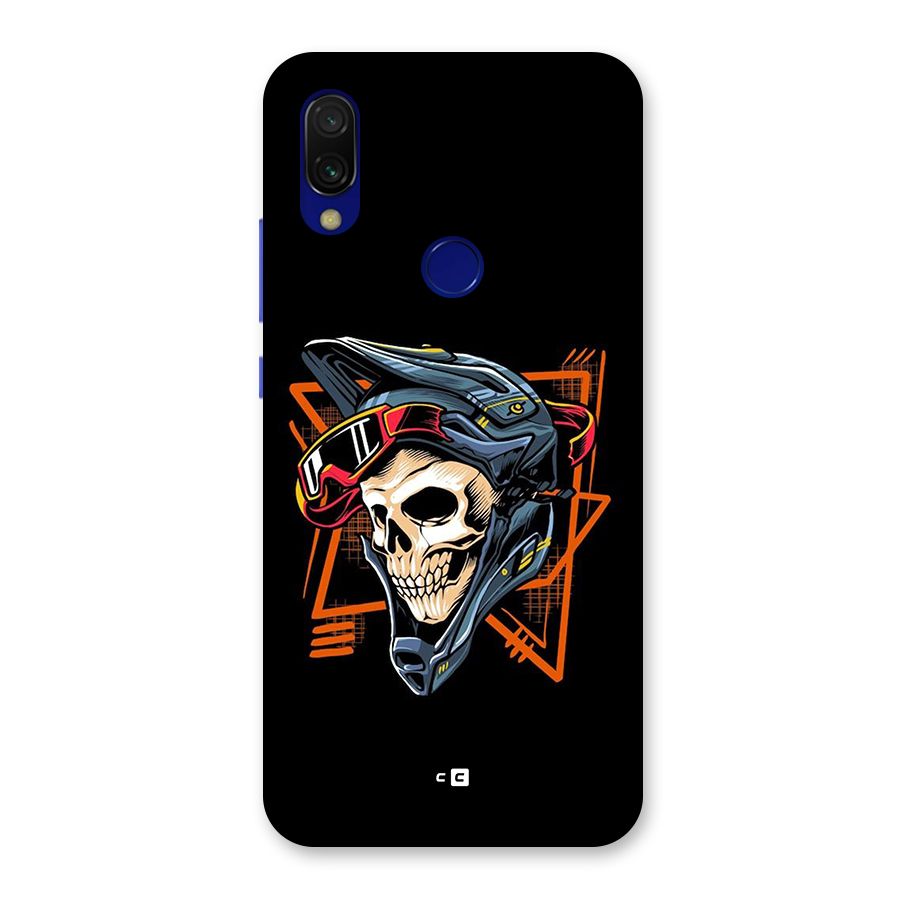 Skull Helmet Back Case for Redmi 7