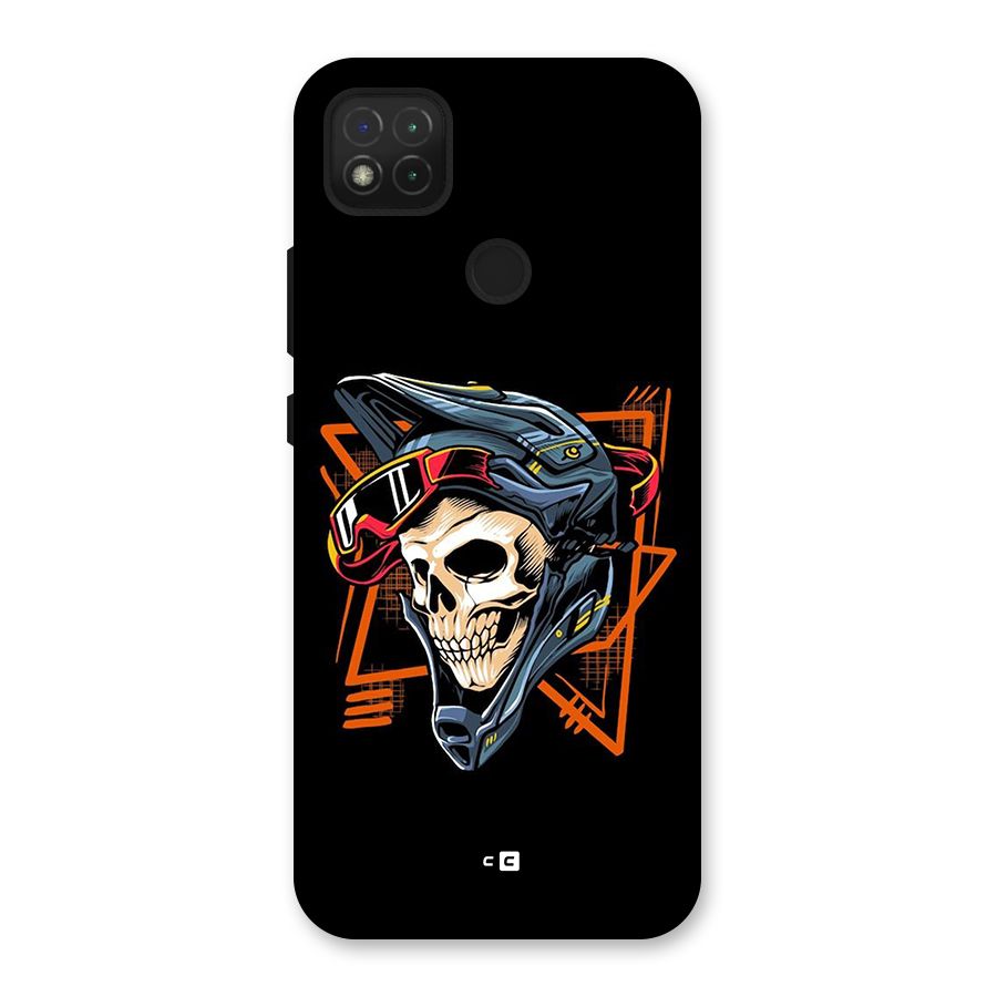 Skull Helmet Back Case for Redmi 9C