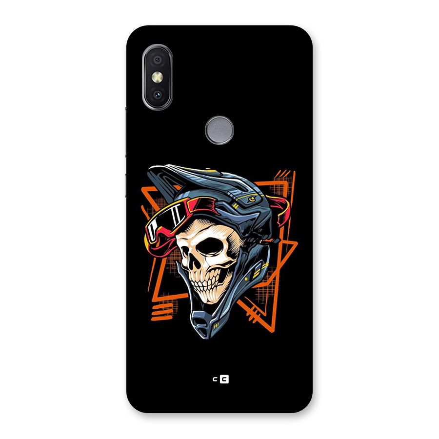 Skull Helmet Back Case for Redmi Y2