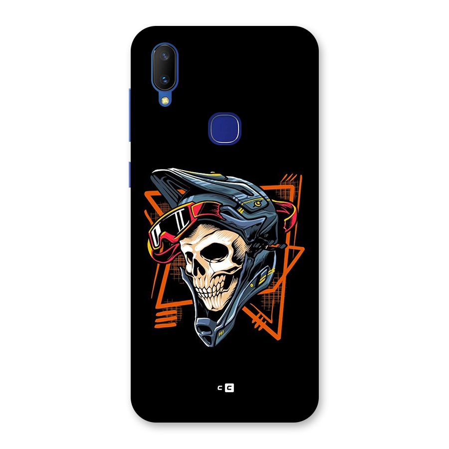 Skull Helmet Back Case for Vivo V11