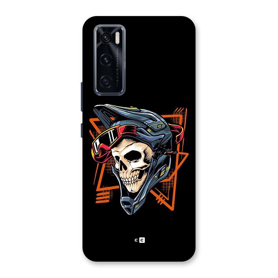 Skull Helmet Back Case for Vivo V20 SE