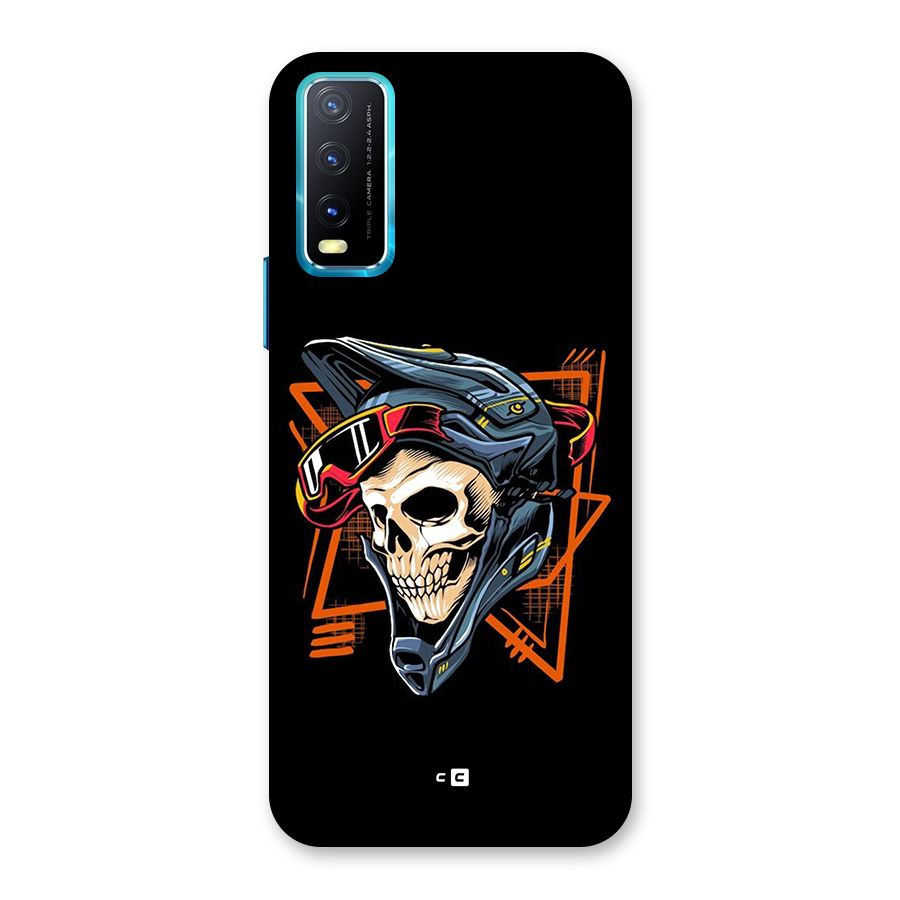 Skull Helmet Back Case for Vivo Y20A