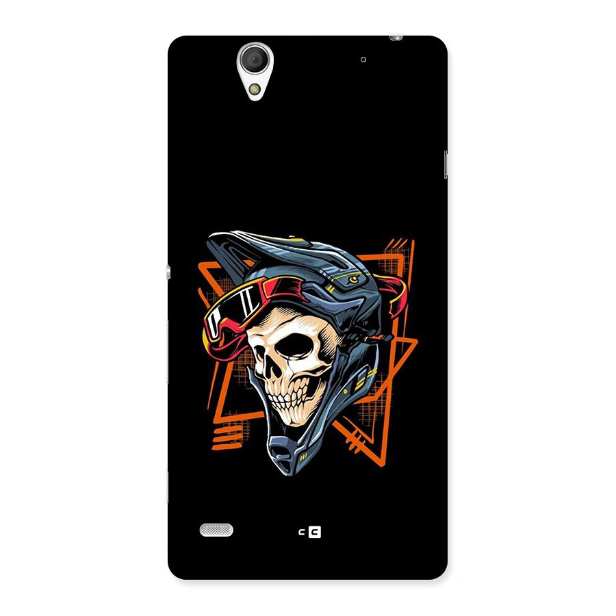 Skull Helmet Back Case for Xperia C4