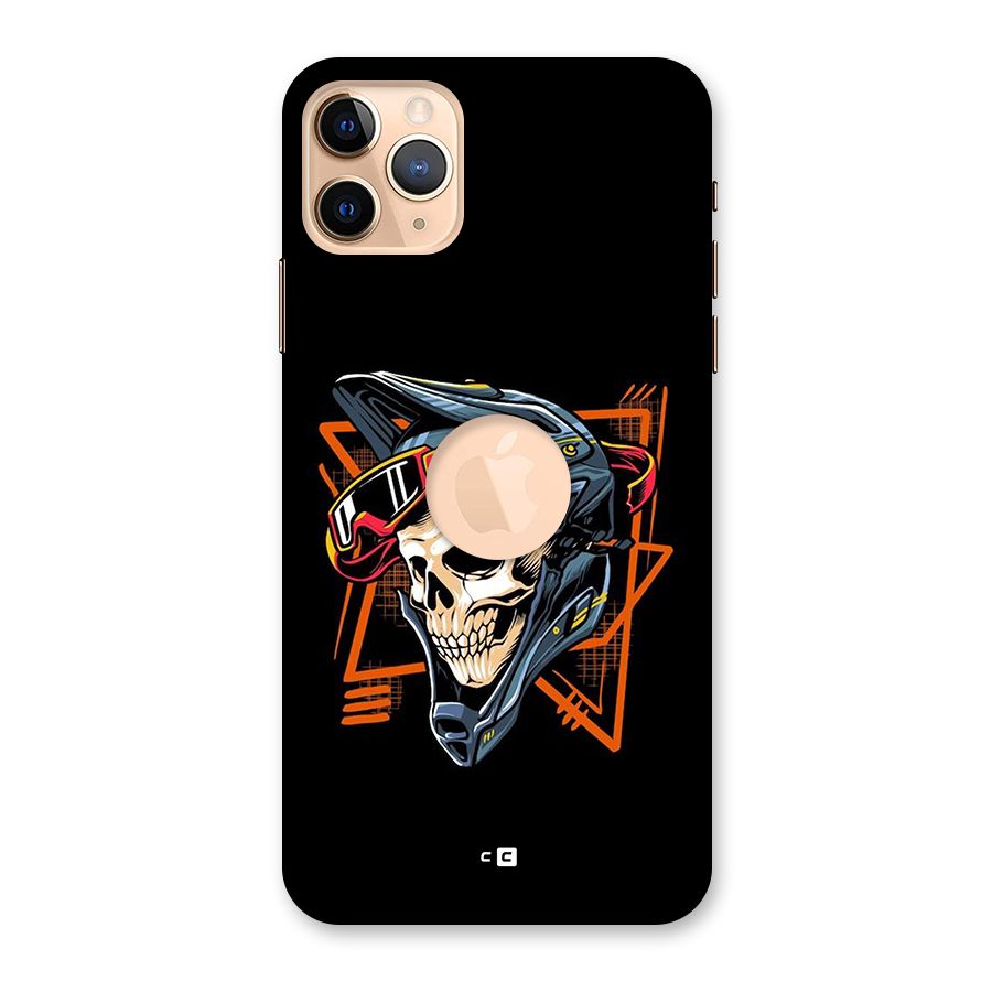 Skull Helmet Back Case for iPhone 11 Pro Max Logo Cut
