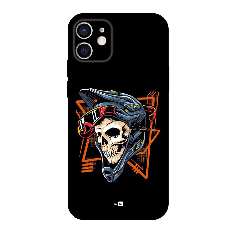 Skull Helmet Back Case for iPhone 12
