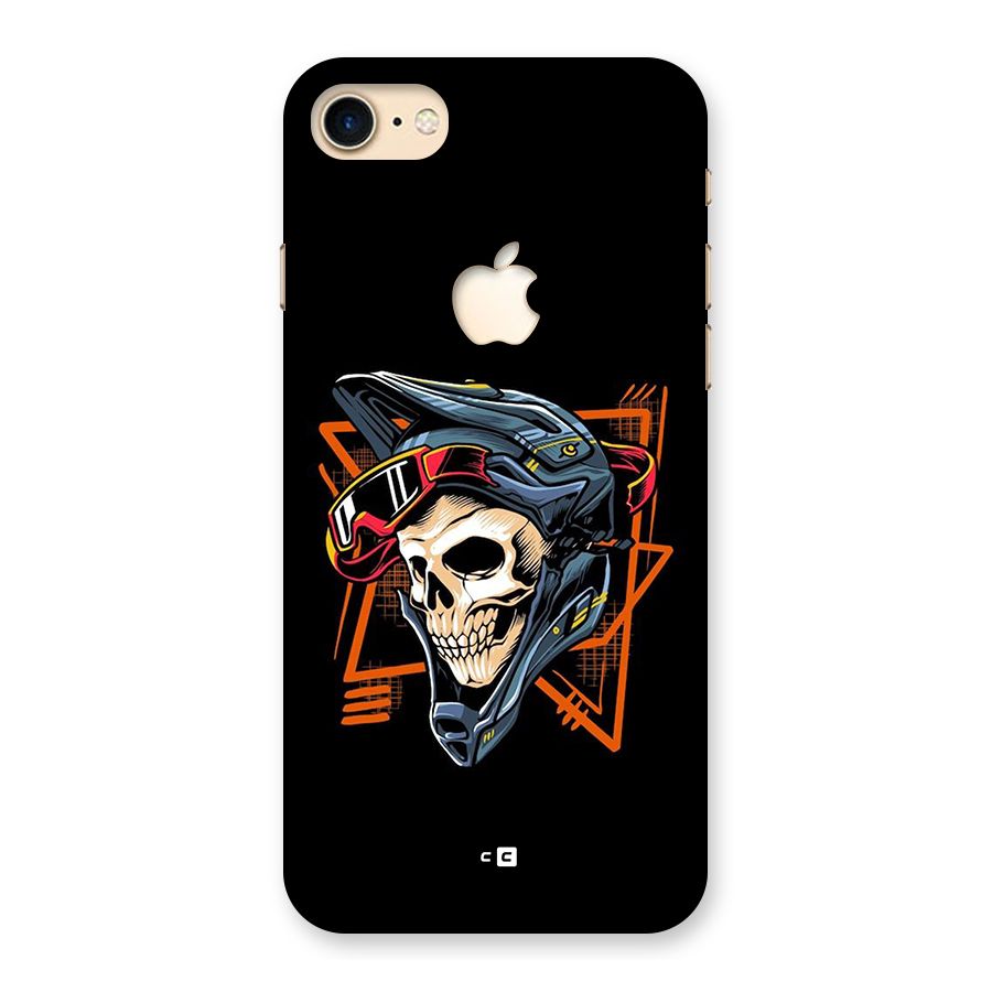 Skull Helmet Back Case for iPhone 7 Apple Cut