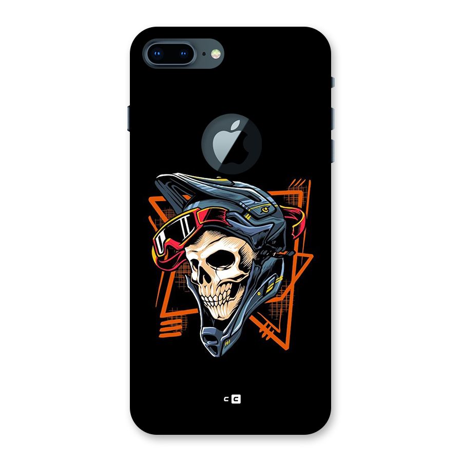 Skull Helmet Back Case for iPhone 7 Plus Logo Cut