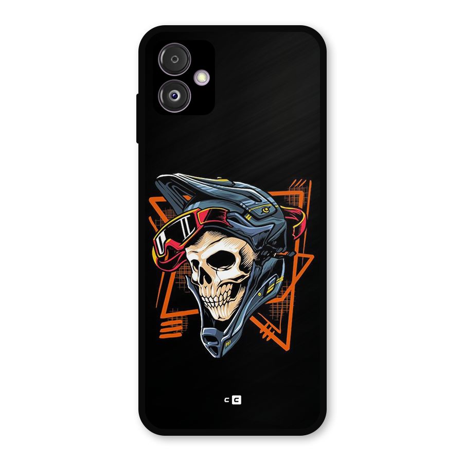 Skull Helmet Metal Back Case for Galaxy F14