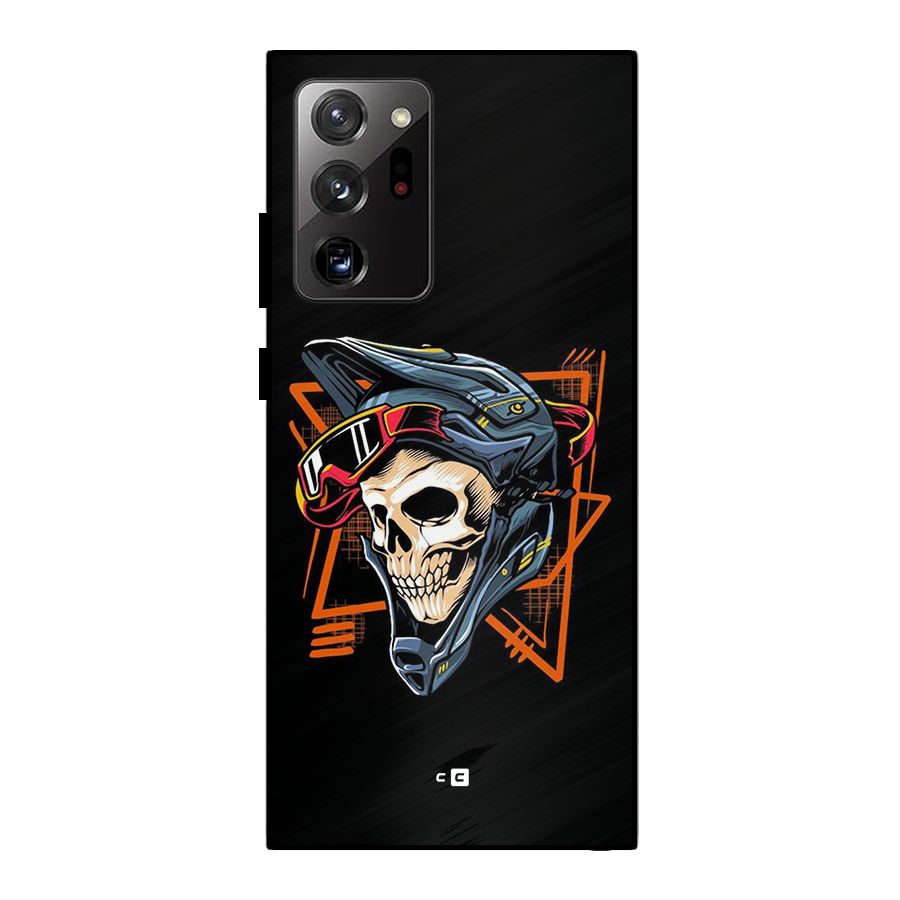 Skull Helmet Metal Back Case for Galaxy Note 20 Ultra 5G