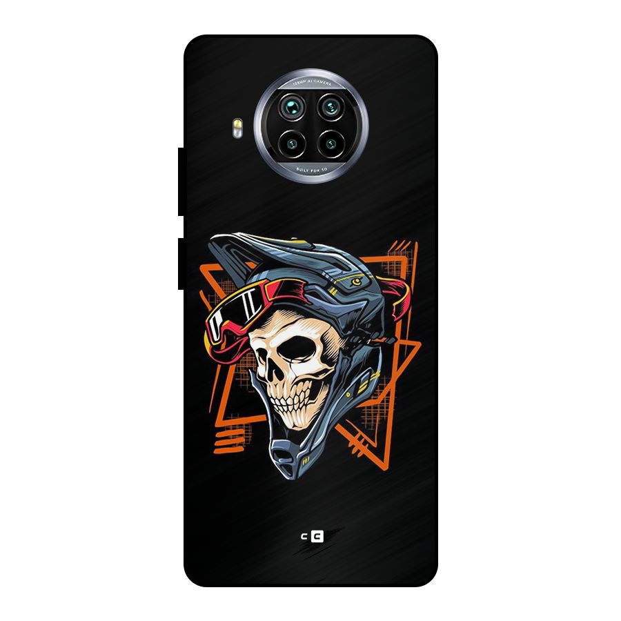 Skull Helmet Metal Back Case for Mi 10i