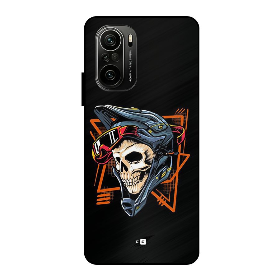 Skull Helmet Metal Back Case for Mi 11x