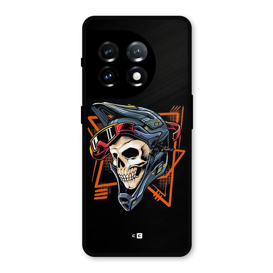 Skull Helmet Metal Back Case for OnePlus 11
