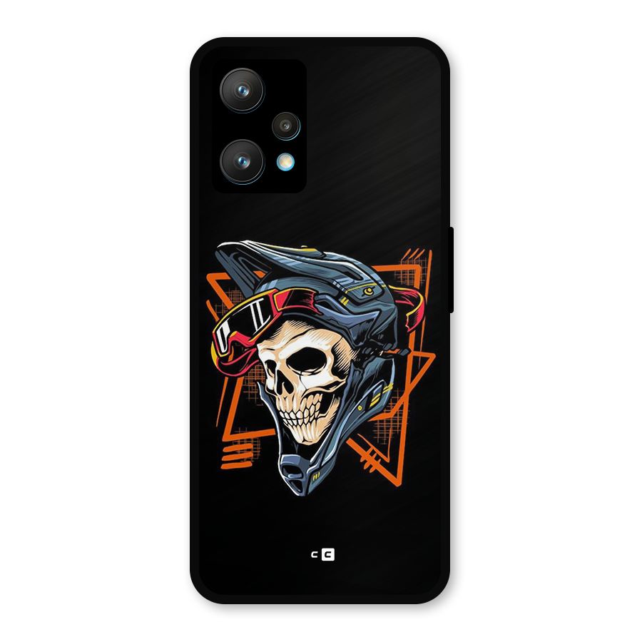 Skull Helmet Metal Back Case for Realme 9 Pro Plus 5G