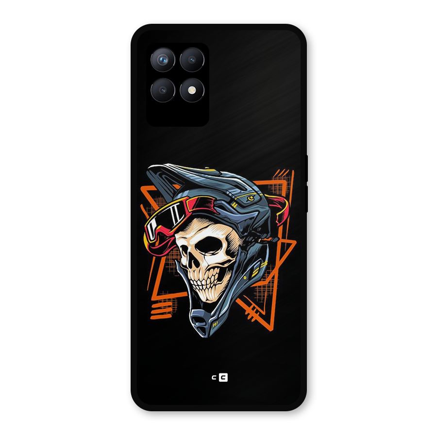 Skull Helmet Metal Back Case for Realme Narzo 50