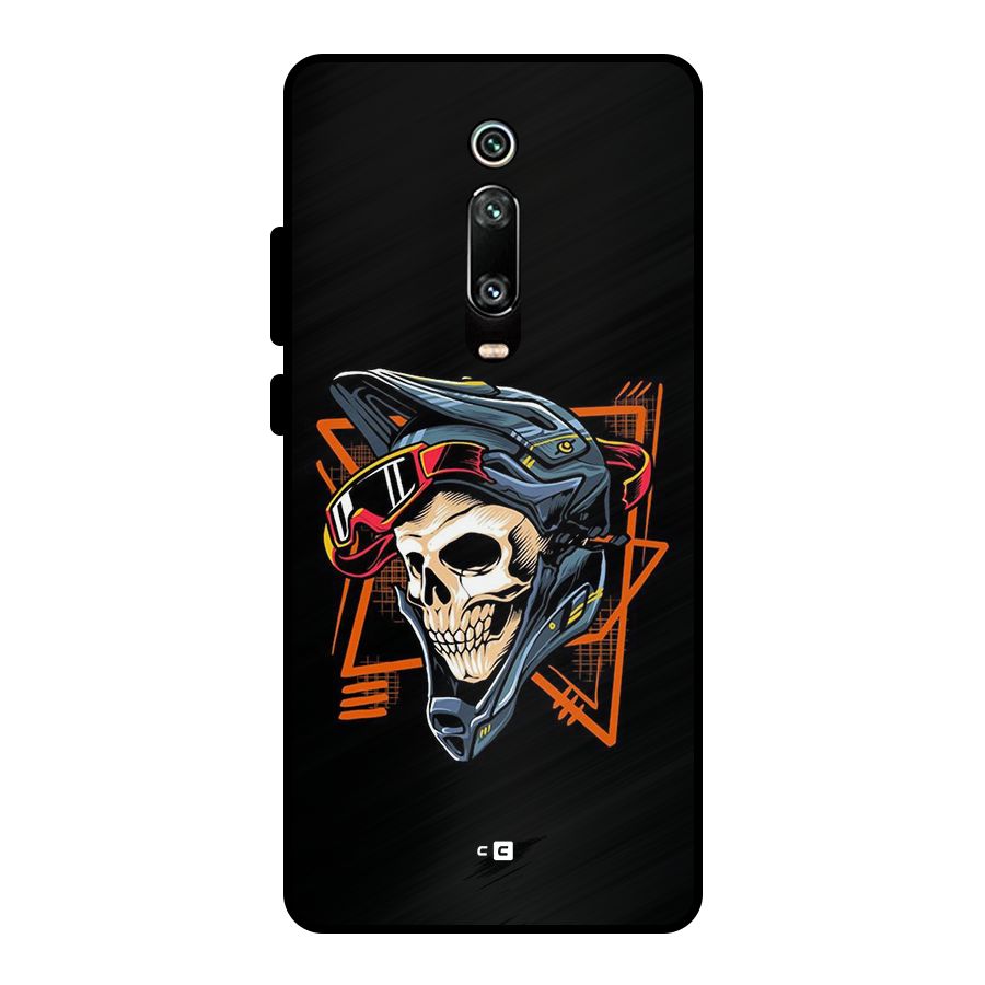Skull Helmet Metal Back Case for Redmi K20
