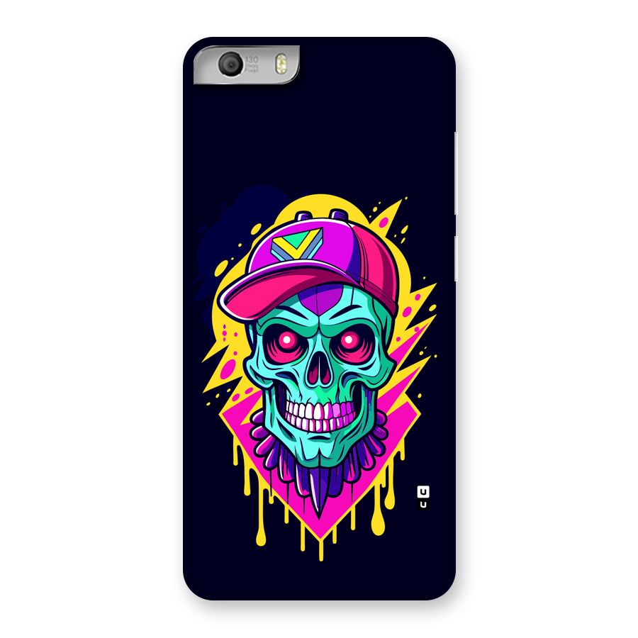 Skull In Cap Back Case for Canvas Knight 2