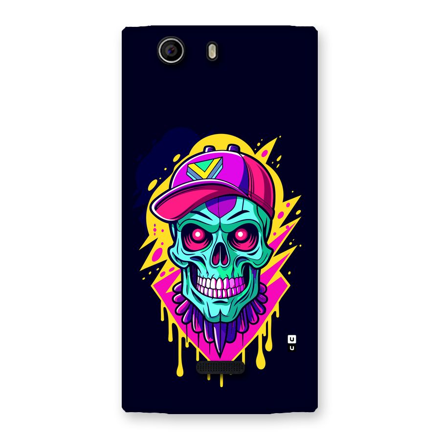 Skull In Cap Back Case for Canvas Nitro 2 E311