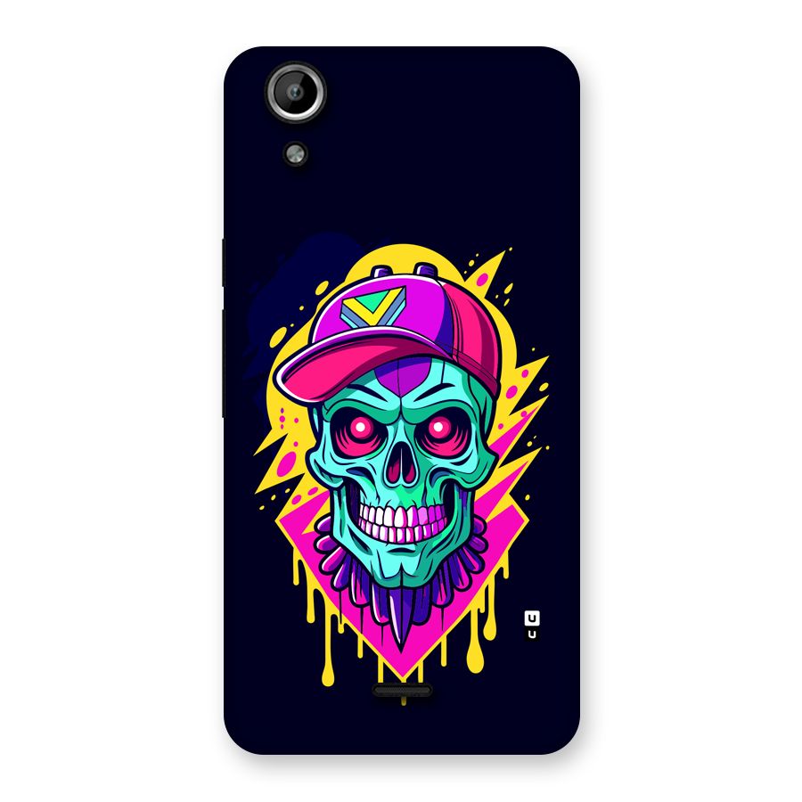 Skull In Cap Back Case for Canvas Selfie Lens Q345