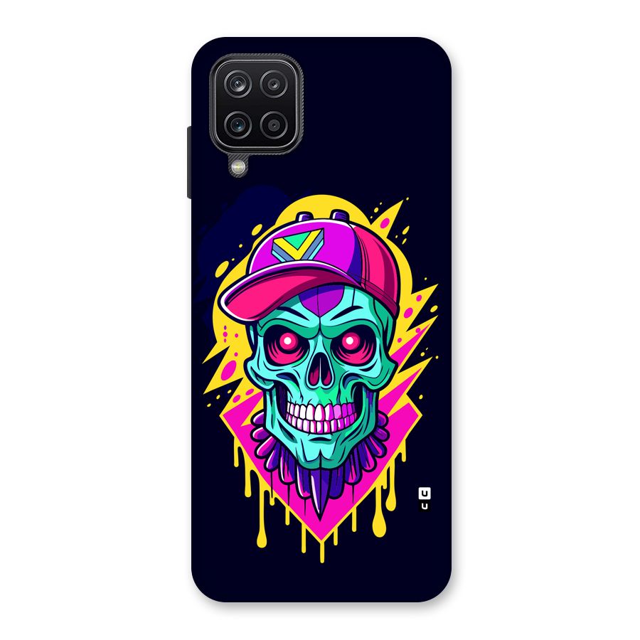 Skull In Cap Back Case for Galaxy A12