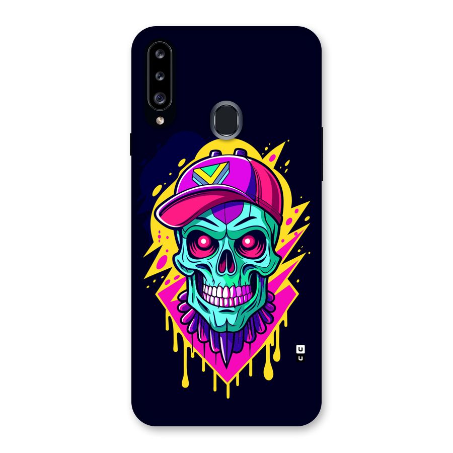 Skull In Cap Back Case for Galaxy A20s