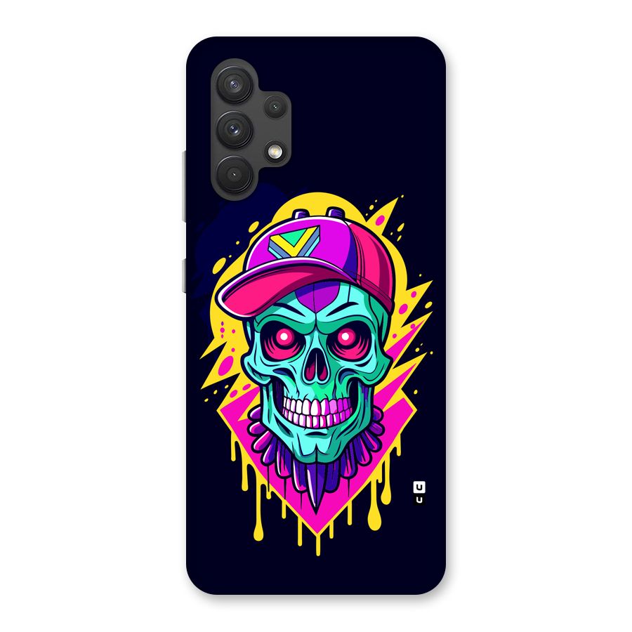 Skull In Cap Back Case for Galaxy A32