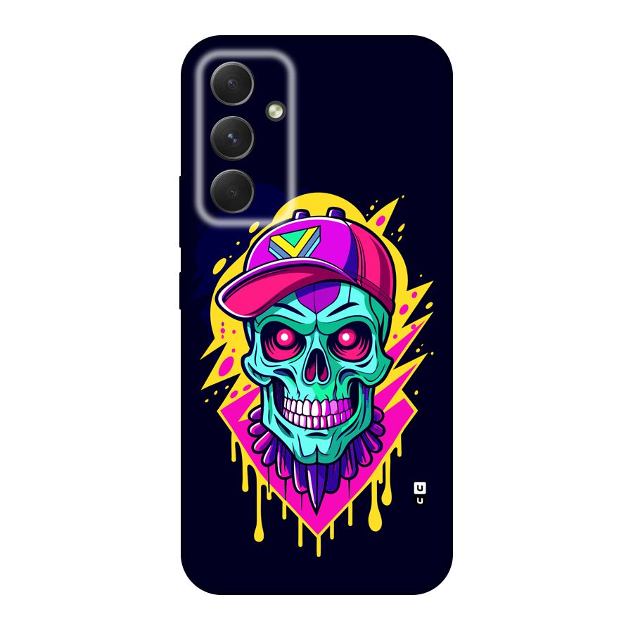 Skull In Cap Back Case for Galaxy A54