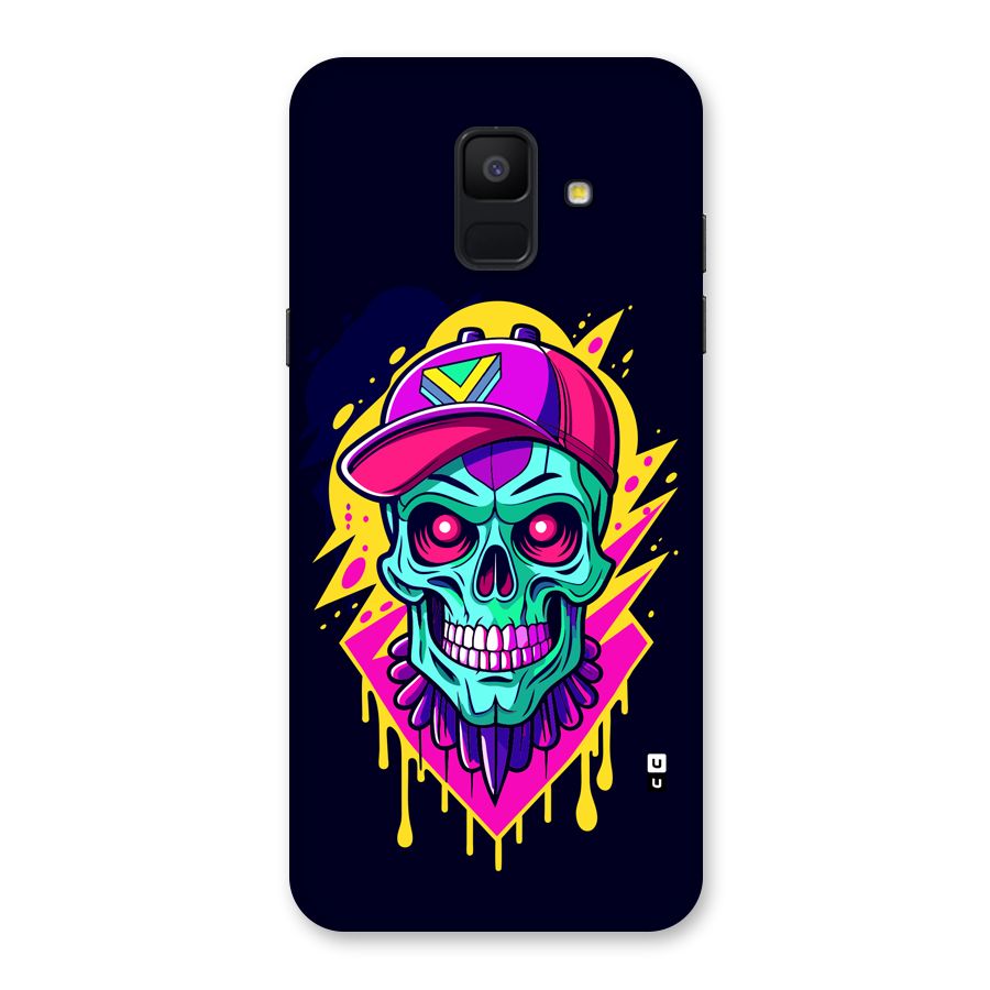 Skull In Cap Back Case for Galaxy A6 (2018)