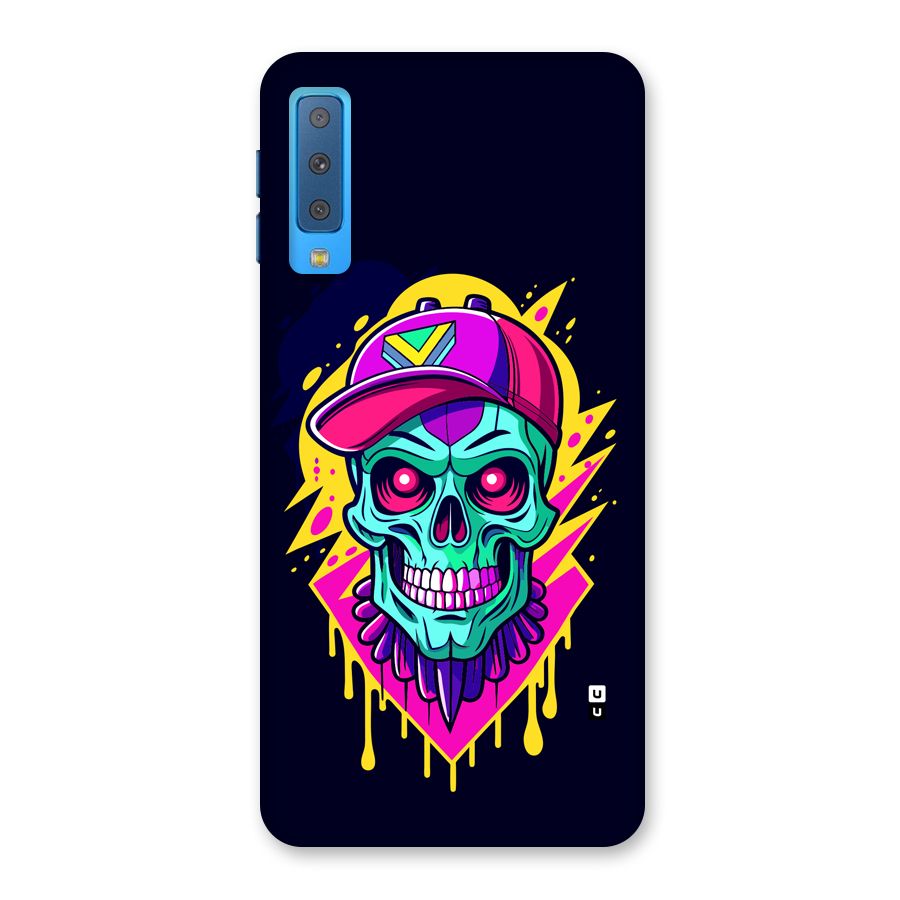 Skull In Cap Back Case for Galaxy A7 (2018)
