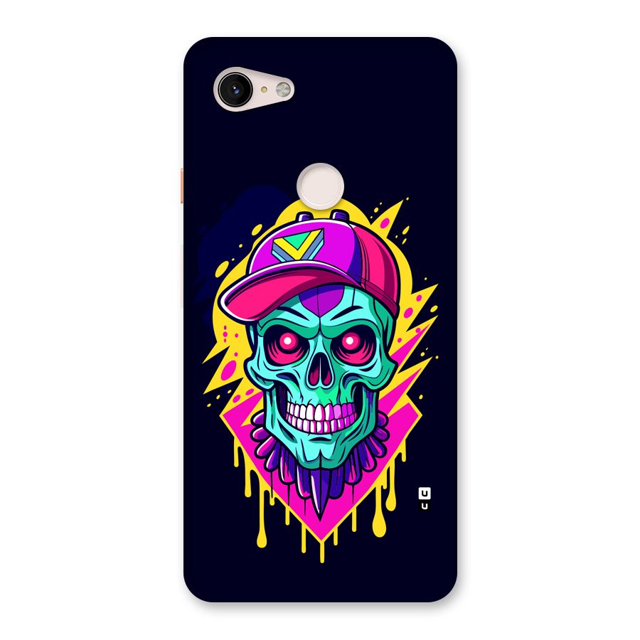 Skull In Cap Back Case for Google Pixel 3 XL