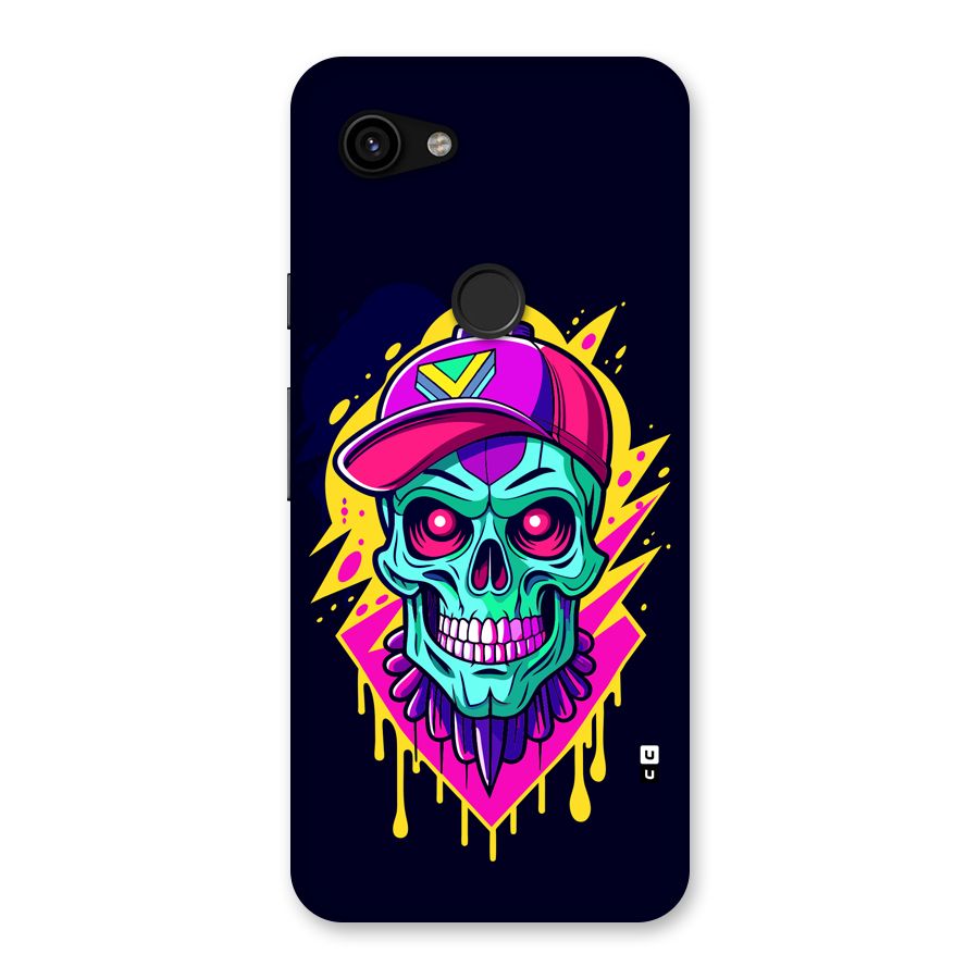 Skull In Cap Back Case for Google Pixel 3a