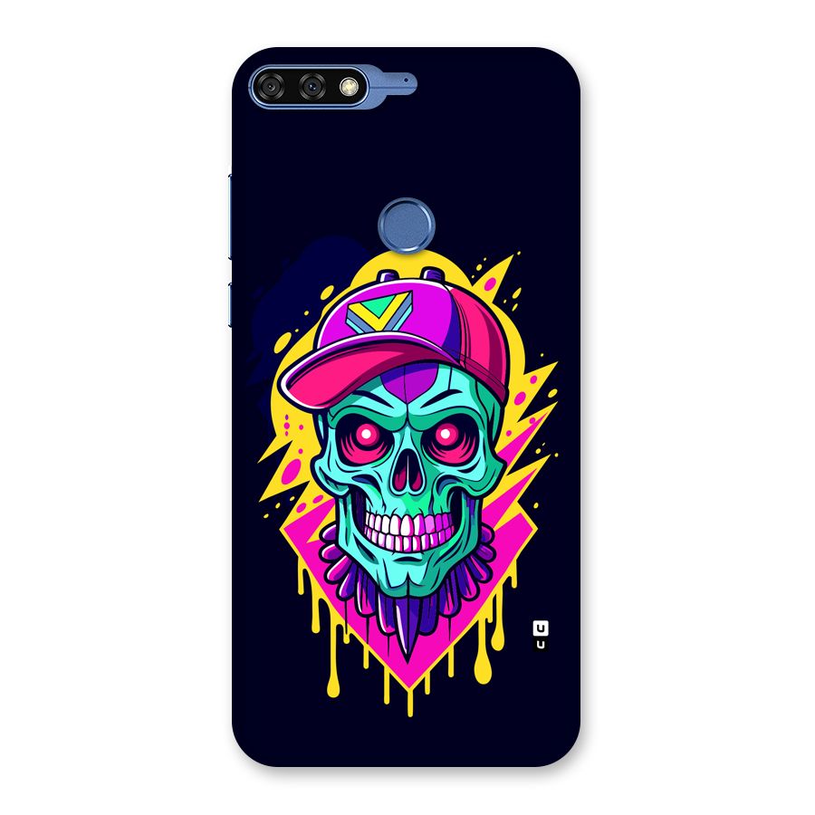 Skull In Cap Back Case for Honor 7C