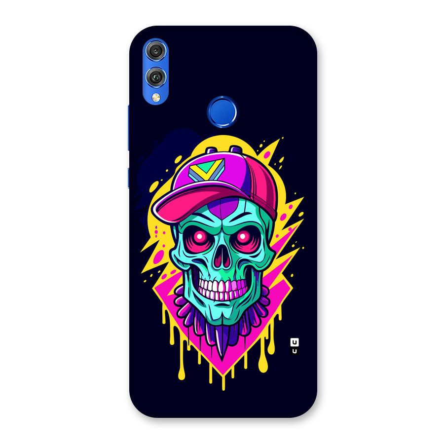 Skull In Cap Back Case for Honor 8X