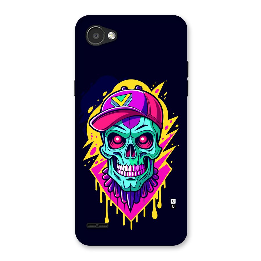 Skull In Cap Back Case for LG Q6