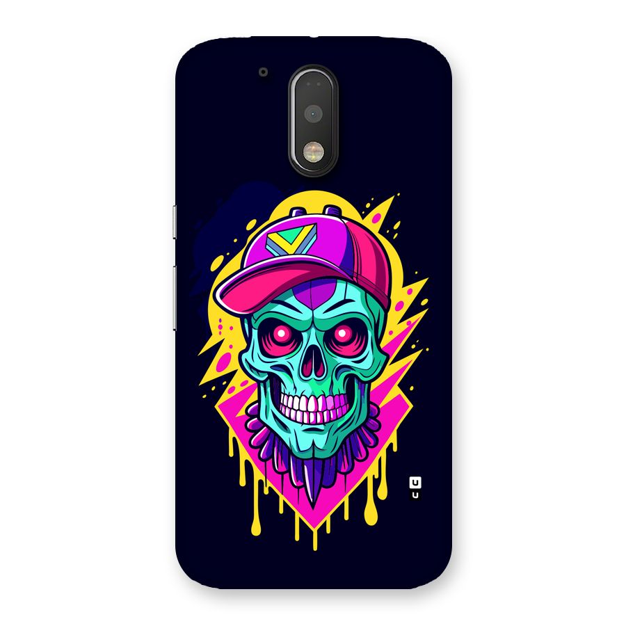 Skull In Cap Back Case for Moto G4 Plus