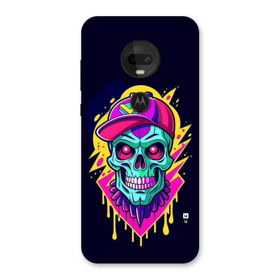 Skull In Cap Back Case for Moto G7