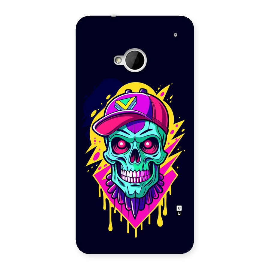 Skull In Cap Back Case for One M7 (Single Sim)