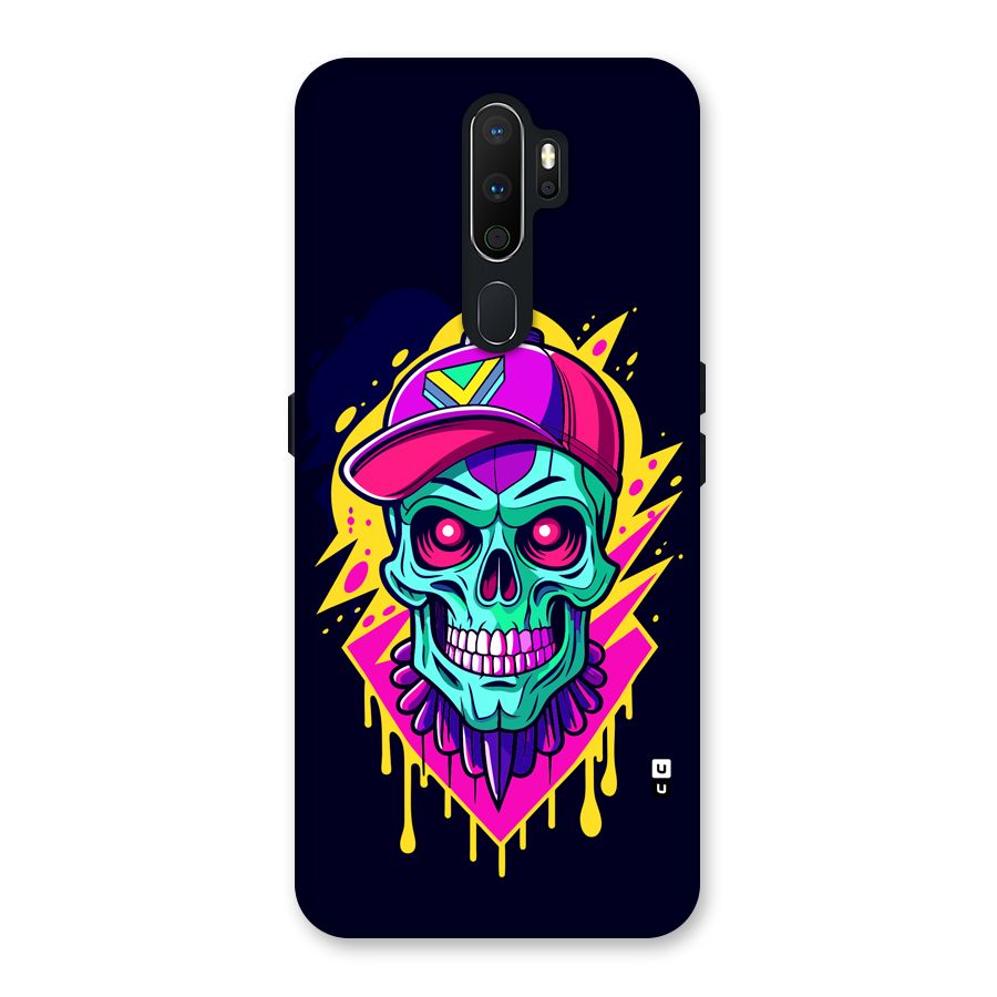 Skull In Cap Back Case for Oppo A5 (2020)