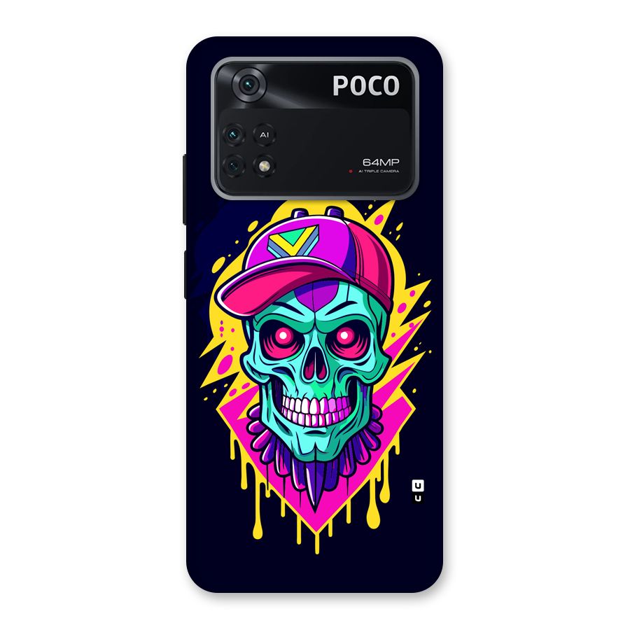 Skull In Cap Back Case for Poco M4 Pro 4G