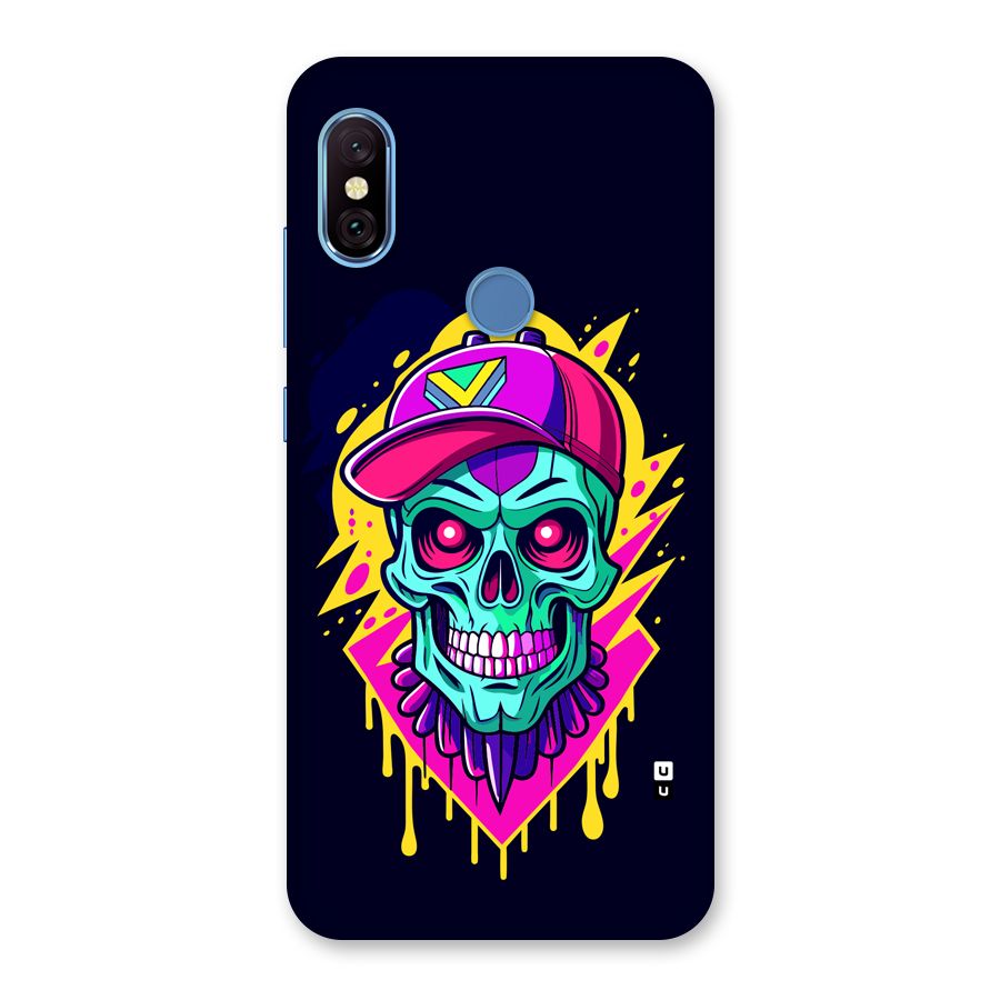 Skull In Cap Back Case for Redmi Note 6 Pro